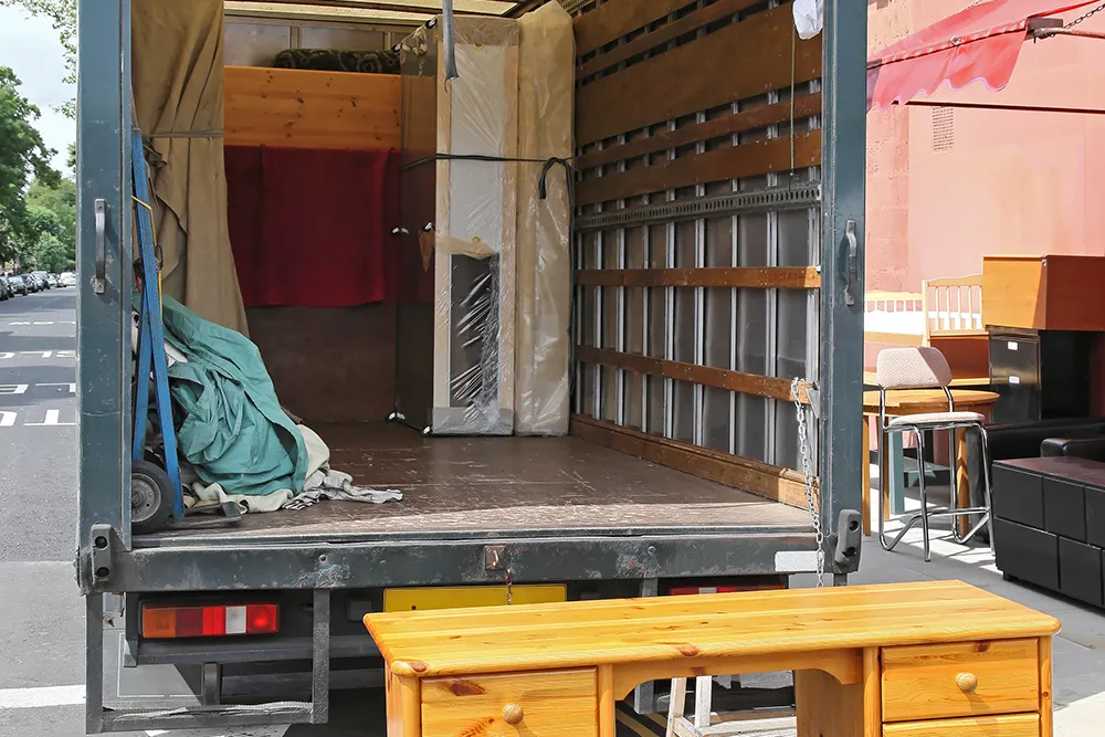 Professionell durchgeführter Möbeltransport
